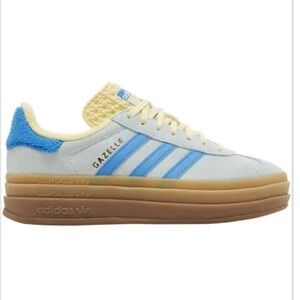 Adidas Gazelle Sneakers in Blue and Cream